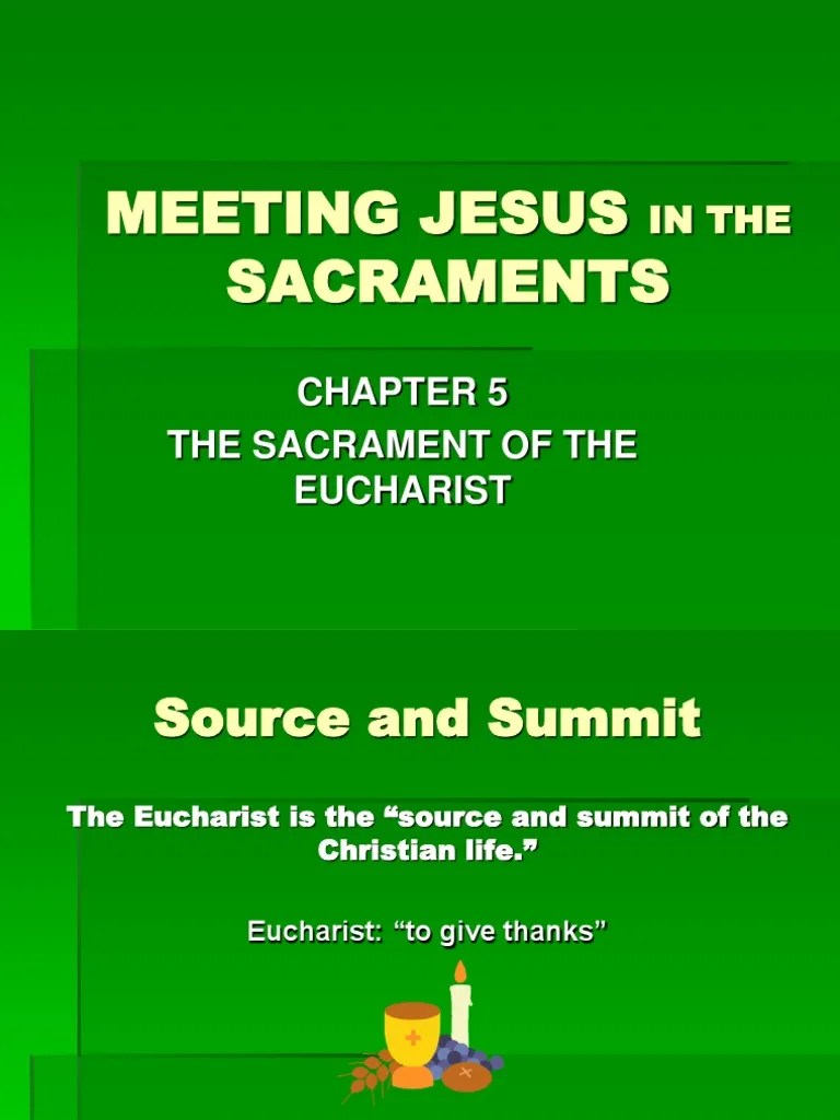 Eucharist Presentation | PDF | Eucharist | Mass (Liturgy)