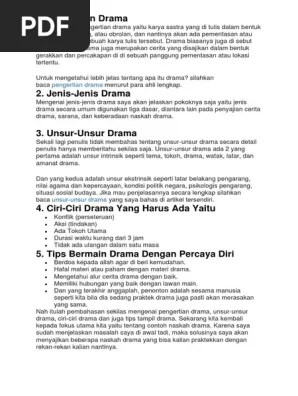Drama Singkat | PDF