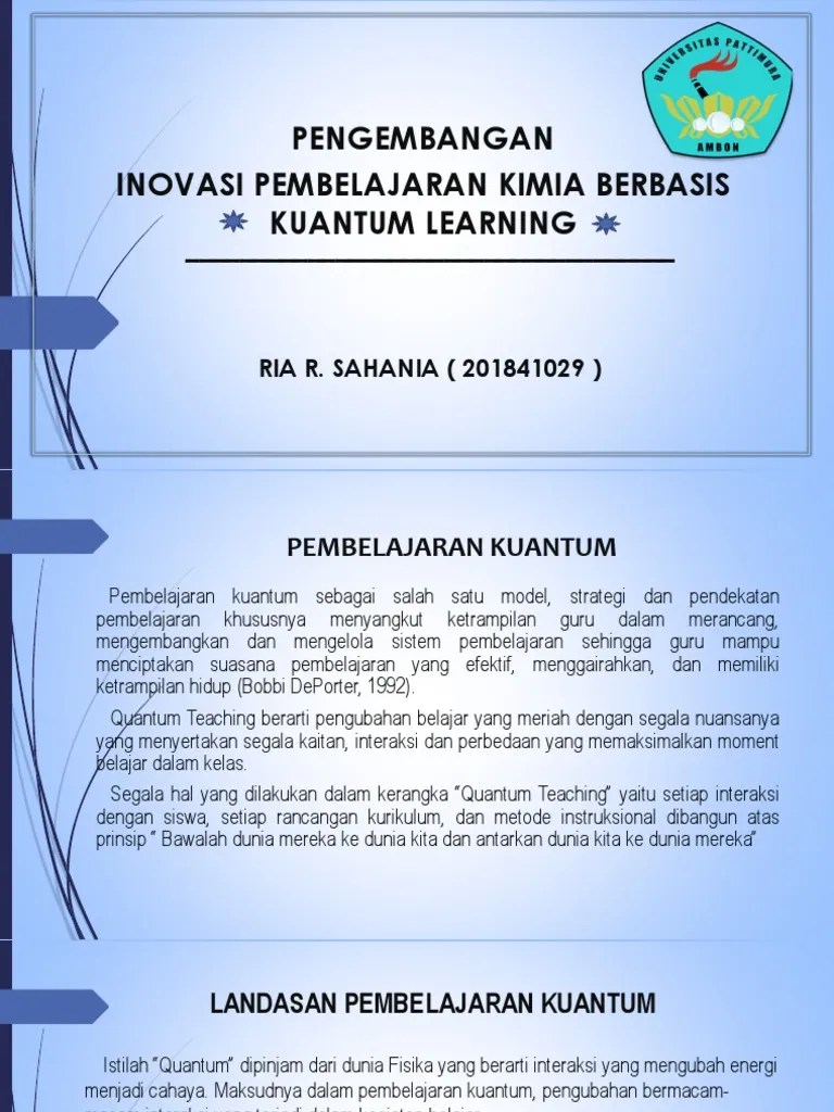 Pembelajaran Inovatif | PDF