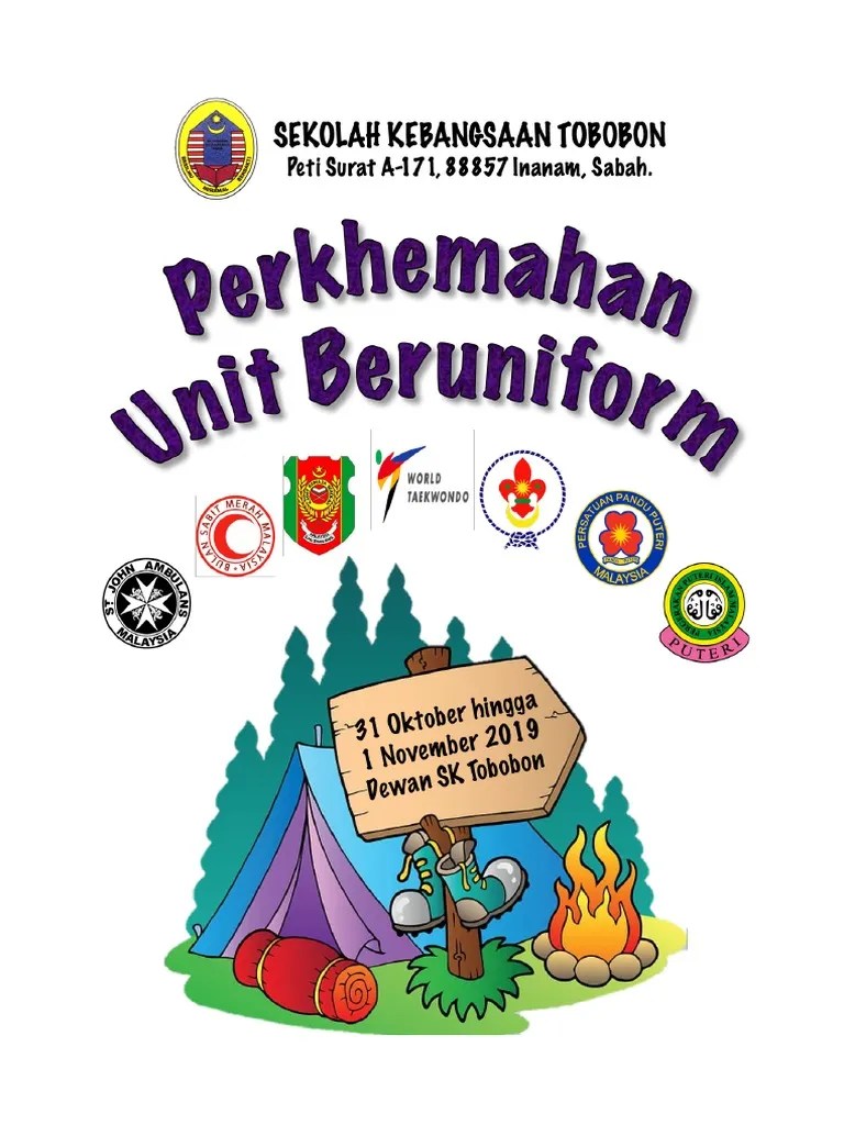 Contoh Buku Program Perkhemahan Unit Beruniform 4ydh Dwmydos6m Program Dimuatkan Dengan Pelbagai Aktiviti Irulbird