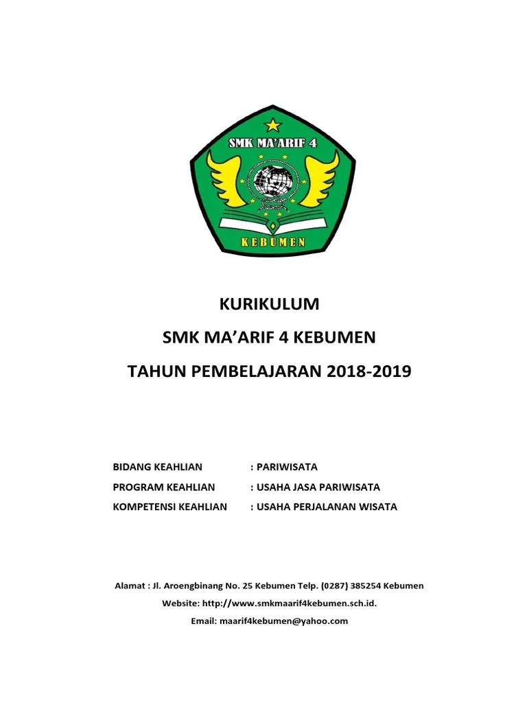 Soal usbn prakarya dan kewirausahaan kwu smk sma ma k13 tahun pelajaran . Ktsp Smk Maarif 4 Th 2018 2019 Upw Pdf