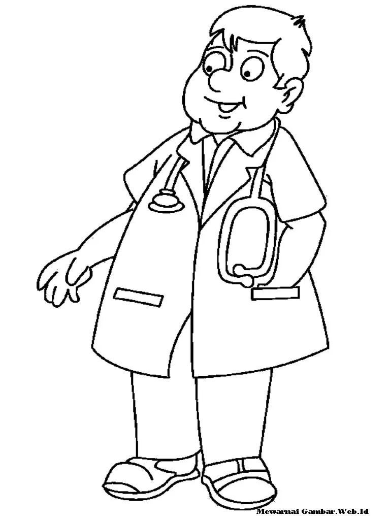 10+ gambar mewarnai peralatan dokter. Mewarnai Gambar Dokter Pdf