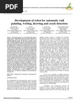 Automated Exterior Wall Painting Robot Using Raspberry Pi | PDF