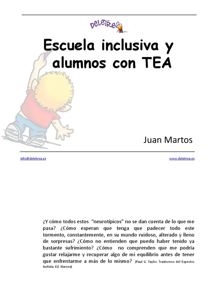 Escuela Inclusiva PDF | PDF | Inclusión (Educación) | Salón De Clases