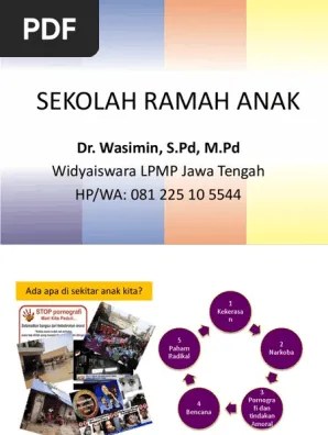 Kesehatan masyarakat (puskesmas), sekolah ramah. Sekolah Ramah Anak Pdf