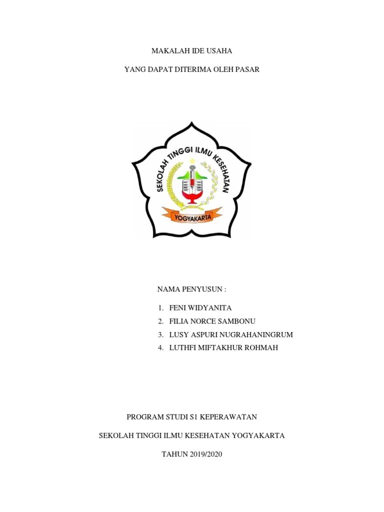 Dengan ide kreatif dan inovatif membuat peluang usaha kita menjadi lebih kuat daripada pesaing . Makalah Ide Usaha Pdf