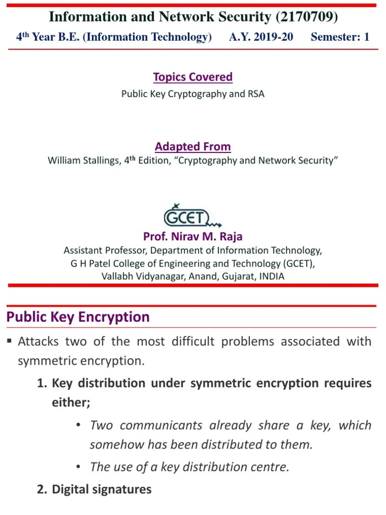 Introduction To Cryptography | PDF | Cryptography | Public Key Cryptography