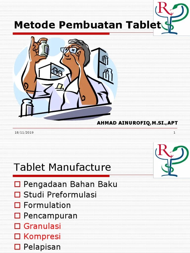 Bagian 5. Metode Pembuatan Tablet | PDF