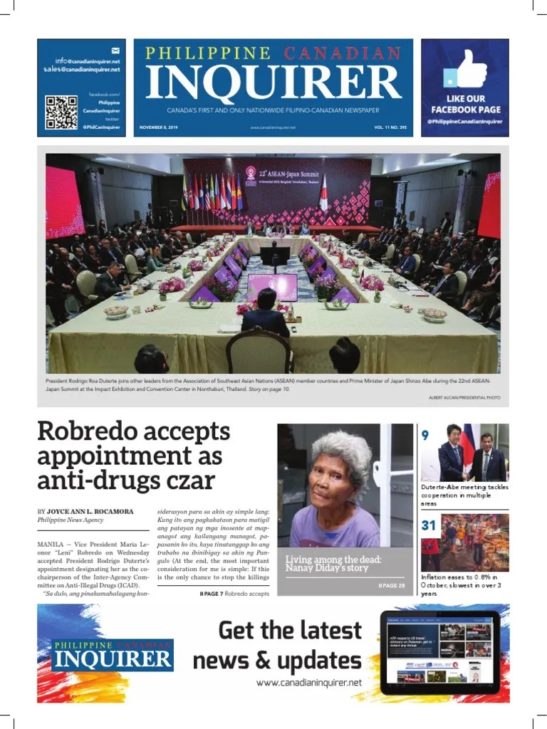 Philippine Canadian Inquirer #396 | PDF | Rodrigo Duterte | Association ...