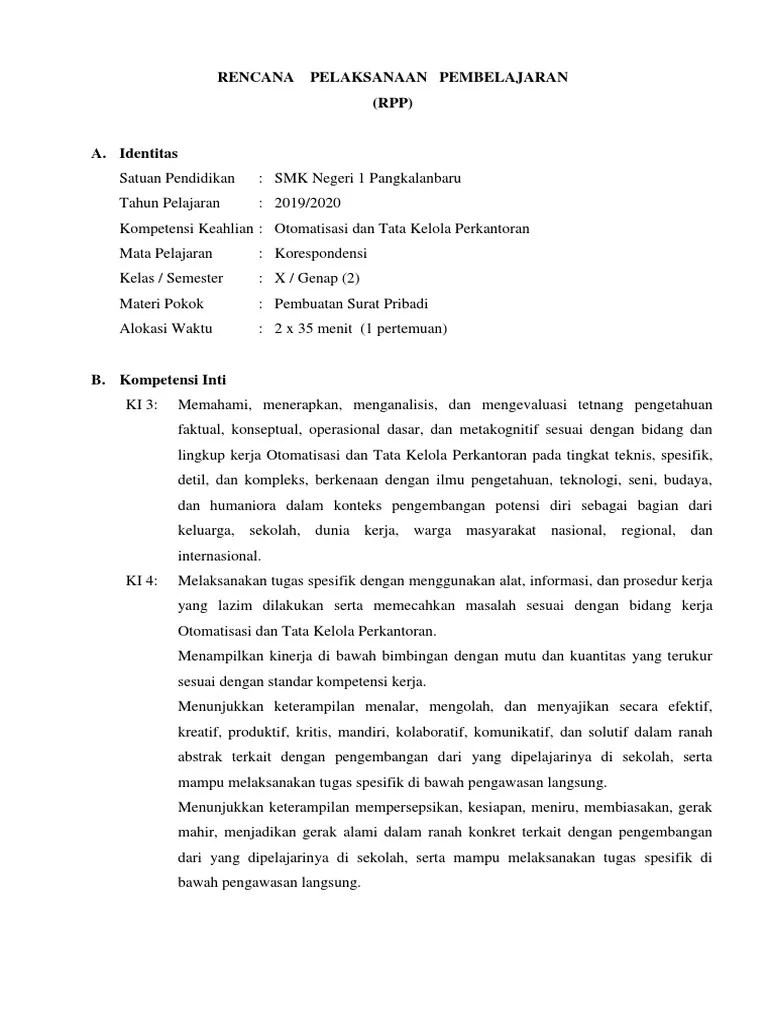 Soal Essay Surat Pribadi Dan Surat Dinas Kelas 7 