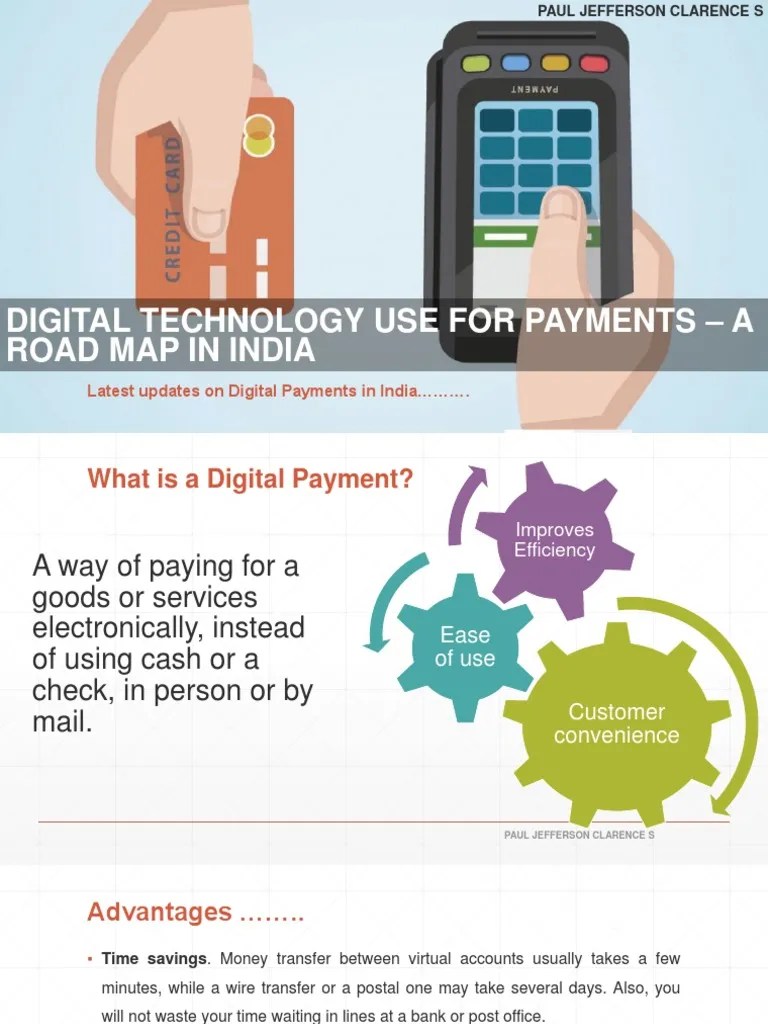 Digital Payment Methods In India Pdf Debit Card Point Of Sale