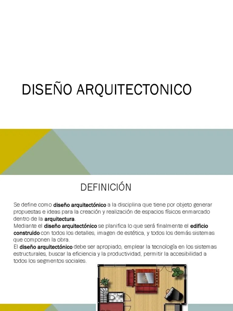 Diseño Arquitectonico PDF | PDF | Diseño | Sectores Economicos