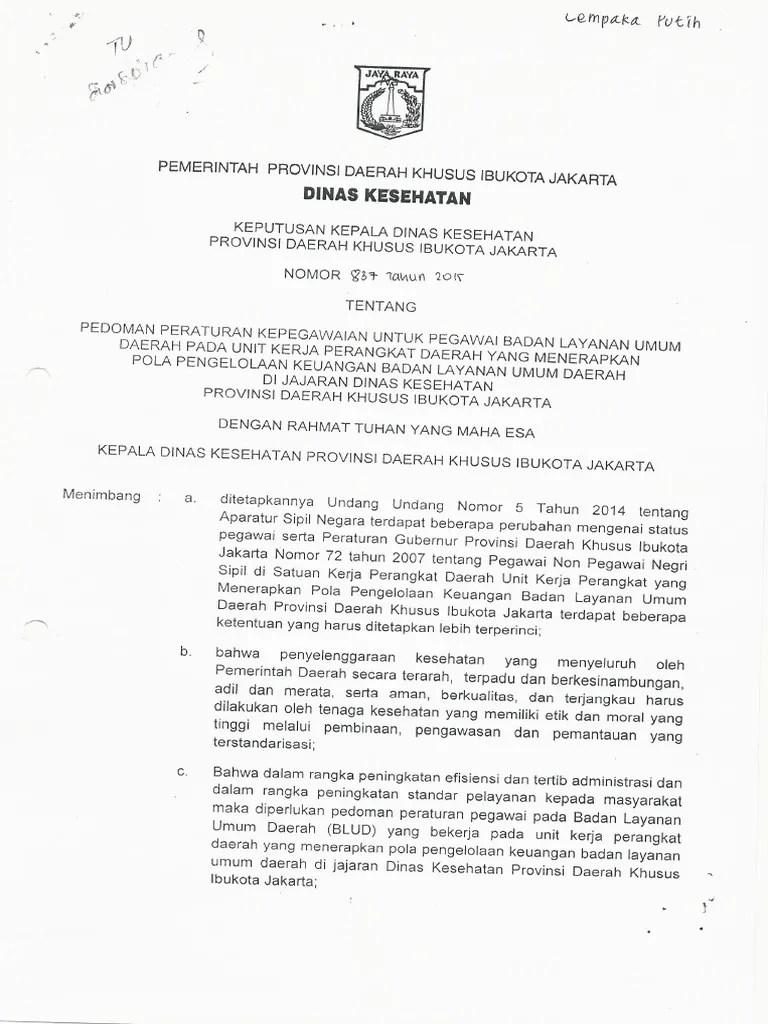 1.2.5.5 sk monitoring pelaksanaan kegiatan.docx. Contoh Surat Keputusan Kepala Dinas Kesehatan Contoh Surat Format Surat