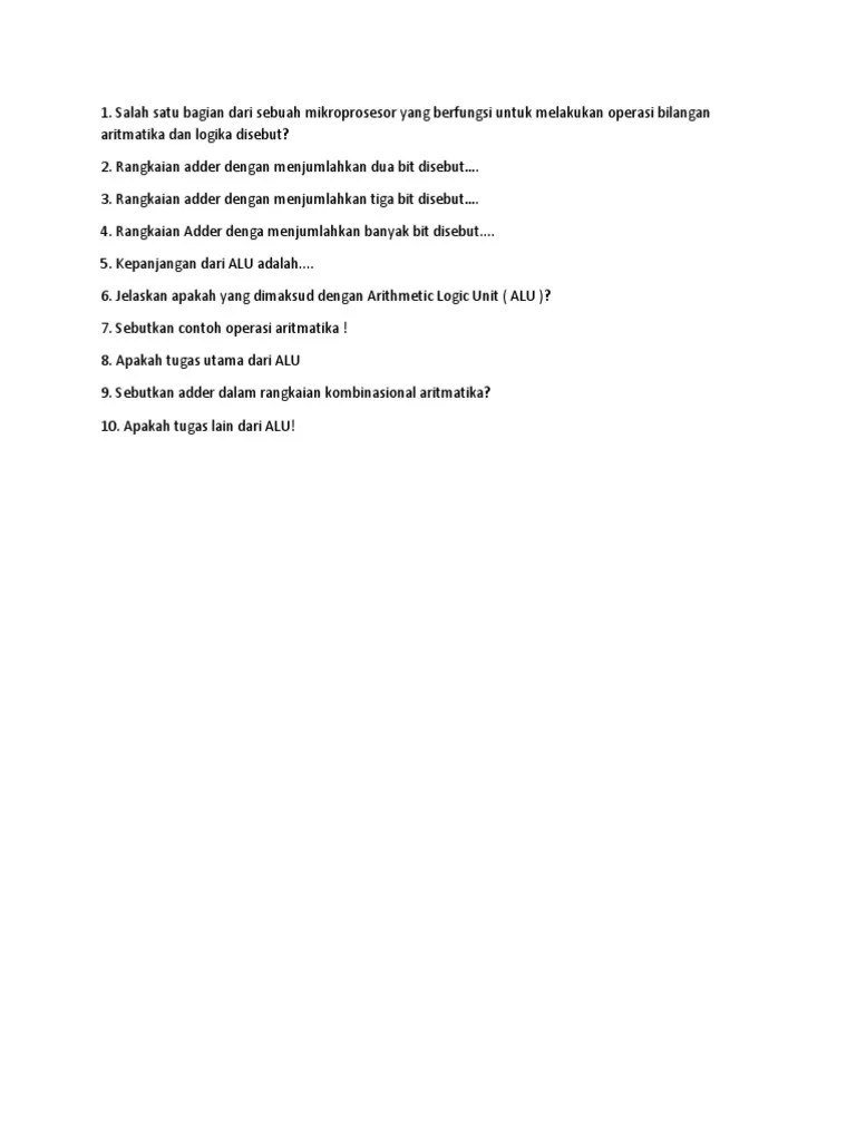 Soal Alu | PDF