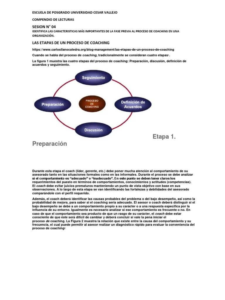 Coaching Profesional | PDF | Realimentación | Vida