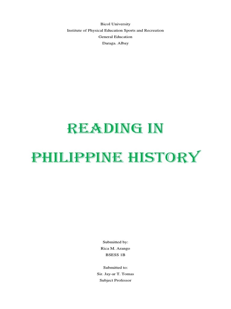 RPH | PDF | Primary Sources