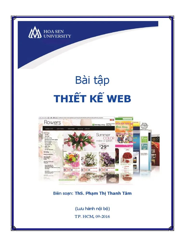 Bai Tap Thiet Ke Web | PDF