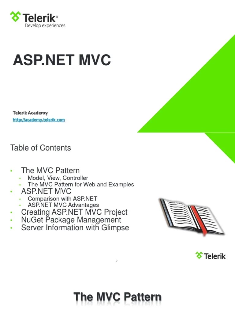 ASP - Net MVC Overview | PDF | Model–View–Controller | Microsoft Visual ...