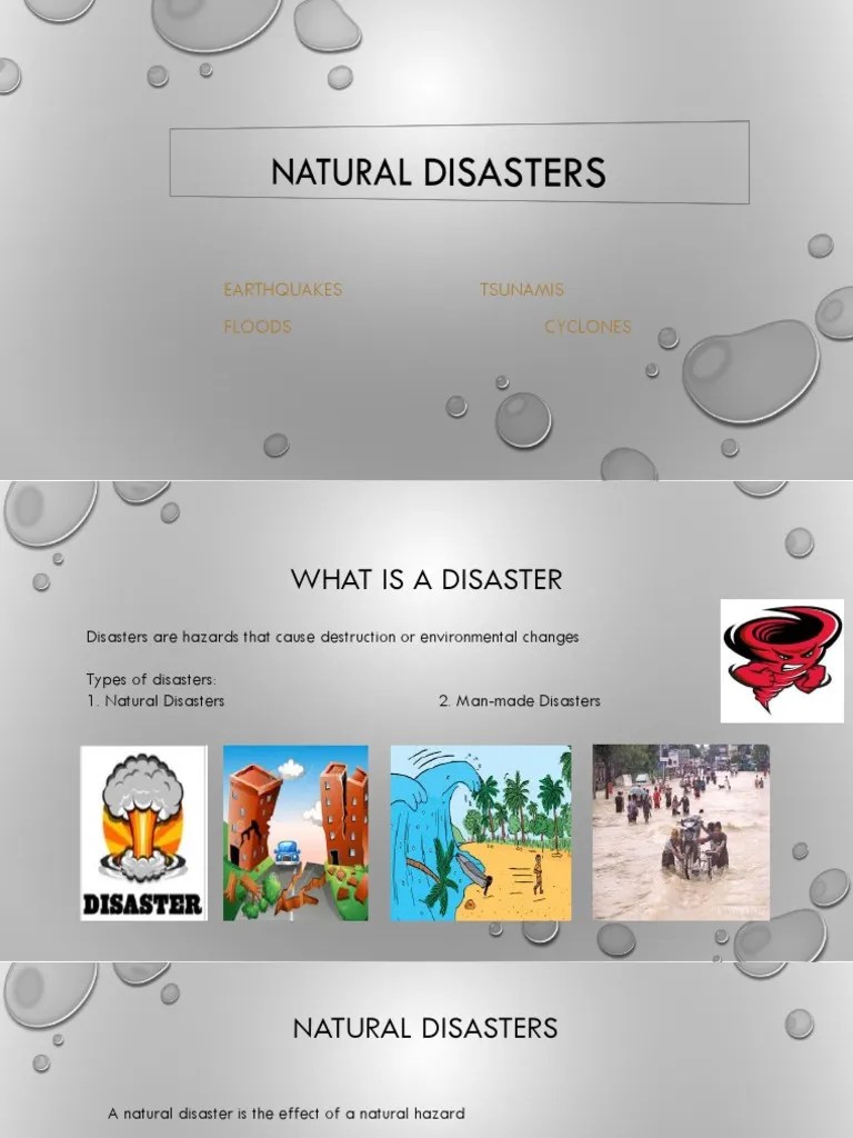 Natural Disasters | PDF | Tropical Cyclones | Tsunami