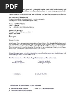 Doc proposal permohonan bantuan modal usaha habib prakoso academia edu. Berikut Ini Adalah Hasil Dari Contoh Surat Permohonan Bantuan Dana Csr Dan Informasi Lainnya Yang Berhubungan Dengan Contoh Surat Permohonan Bantuan Dana Csr Sesuai Dengan Pencarian Anda Pdf