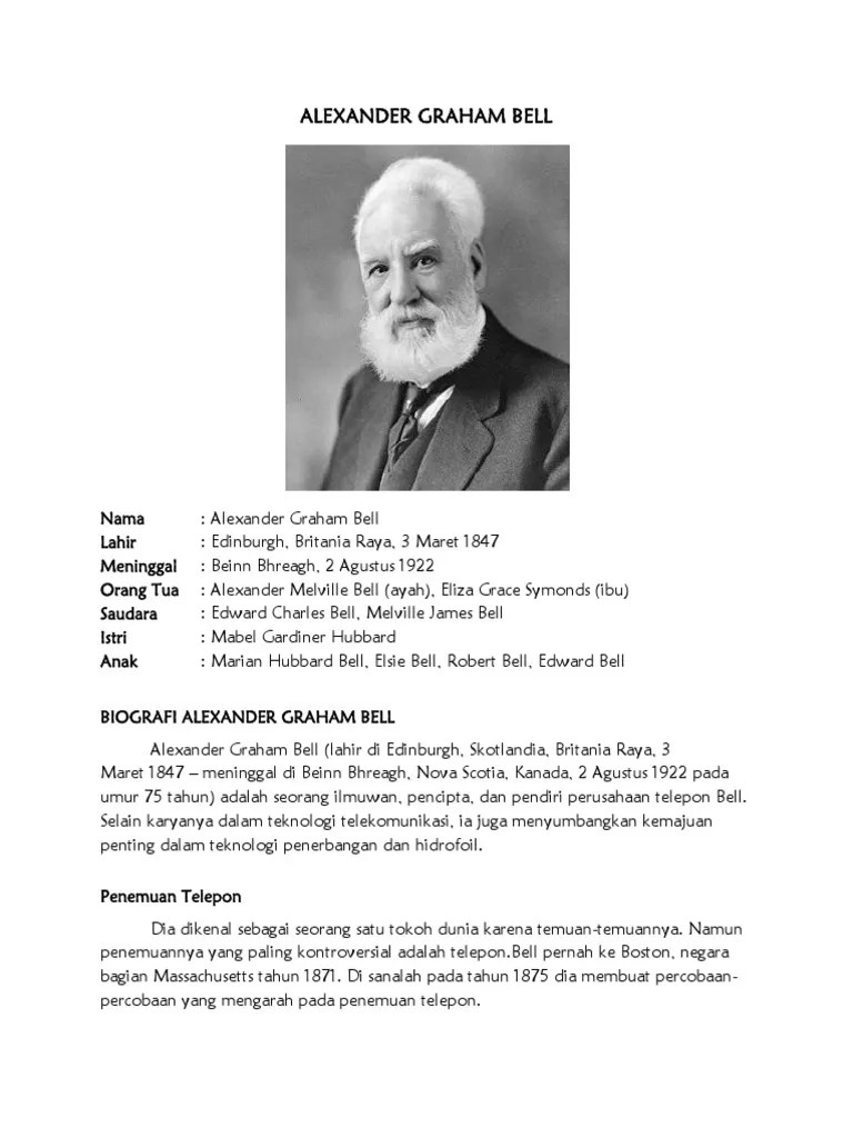 Alexander Graham Bell | PDF