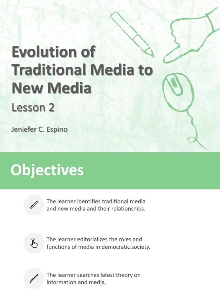 2.1 Evolution Of Traditional Media To New Media | PDF | Alphabet | Egyptian Hieroglyphs