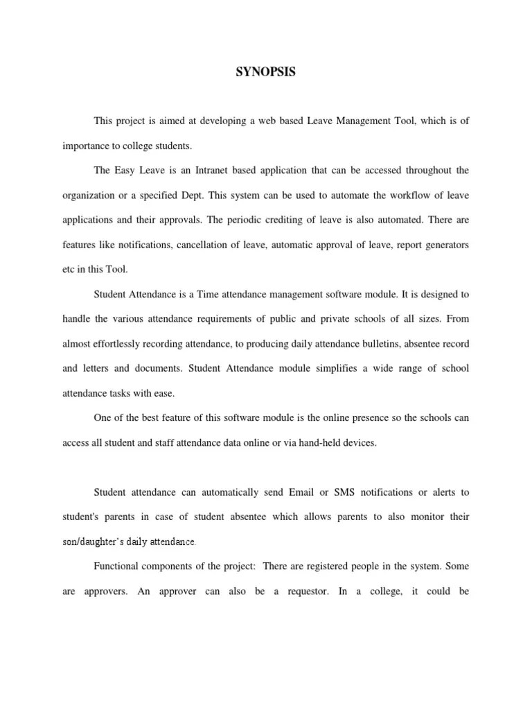 Web Based Student Attendance System | PDF