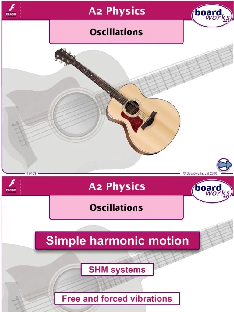Oscillations | PDF | Resonance | Motion (Physics)