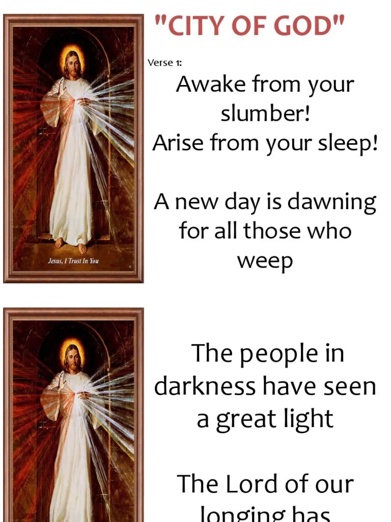 Divine Mercy | PDF | Glory (Religion) | God The Father