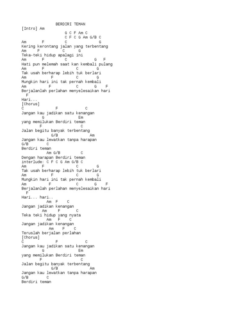 Berdiri Teman | PDF