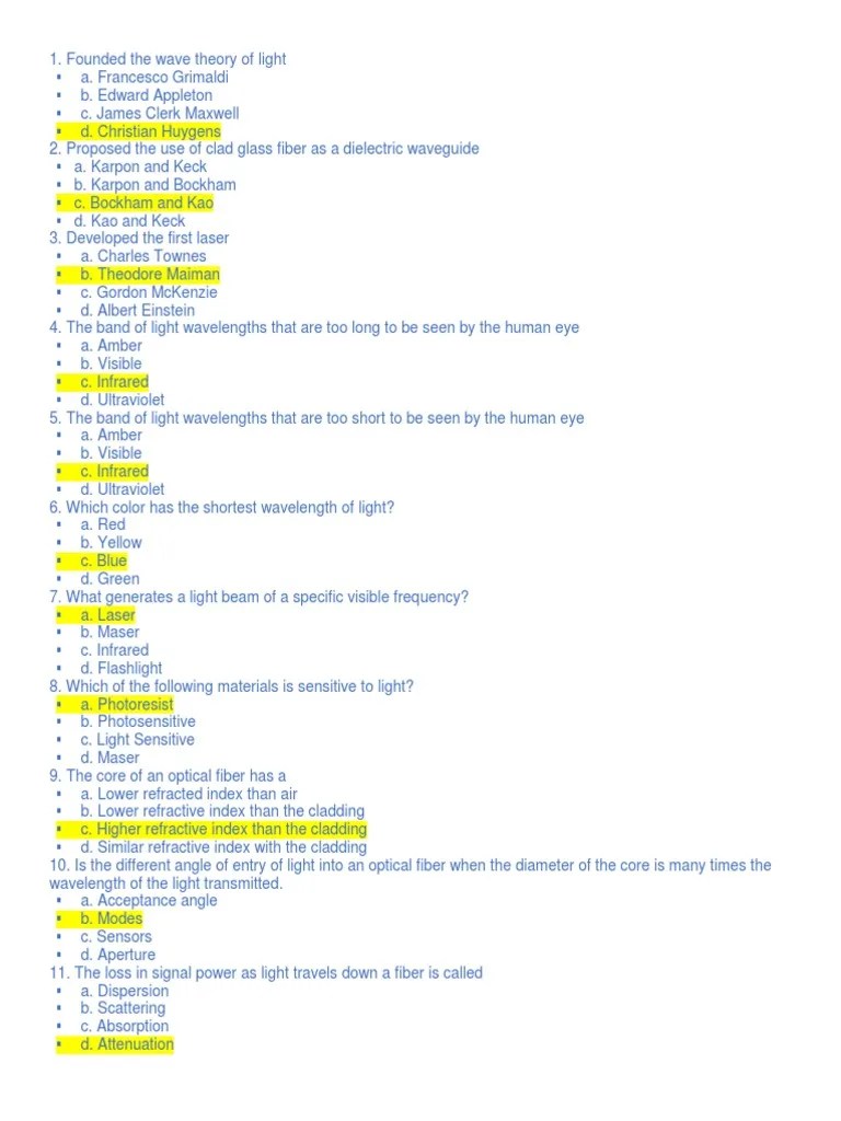 Fiber Optics | PDF | Optical Fiber | Laser