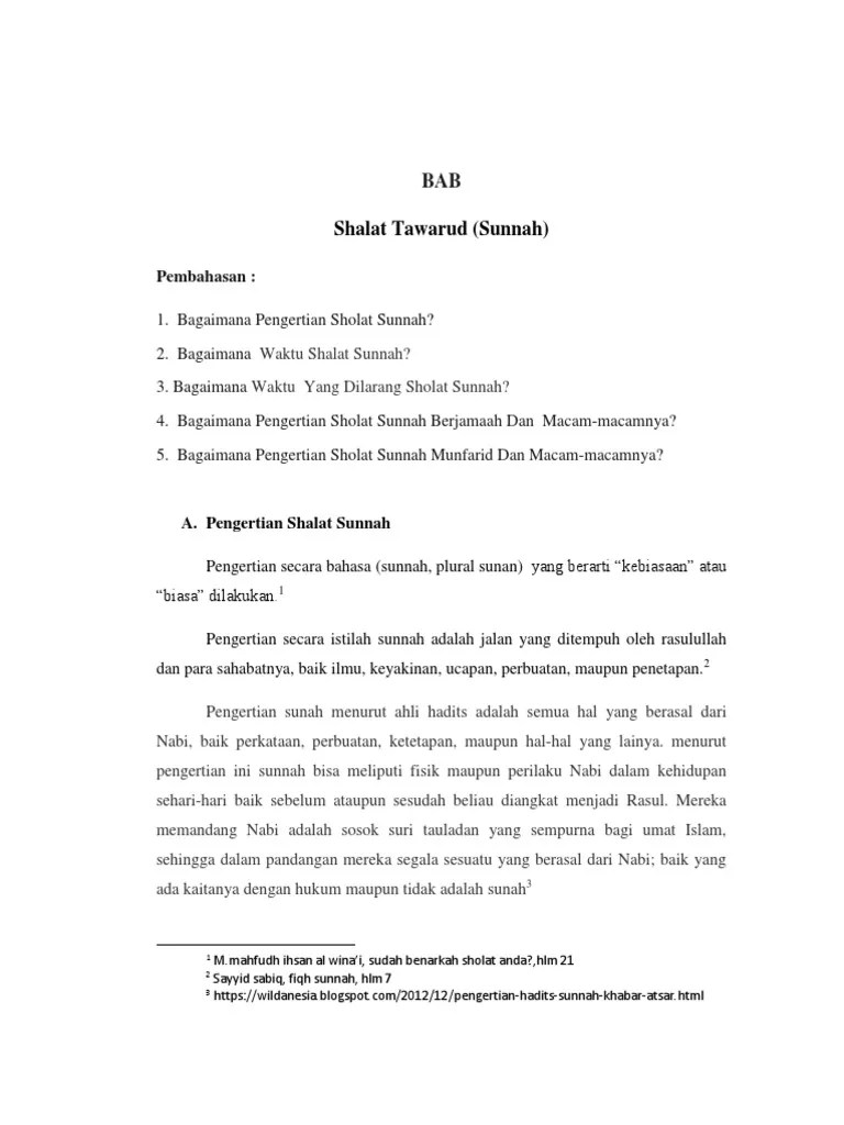 4.9 mempraktikkan salat sunah berjamaah . Kel 7 Pdf