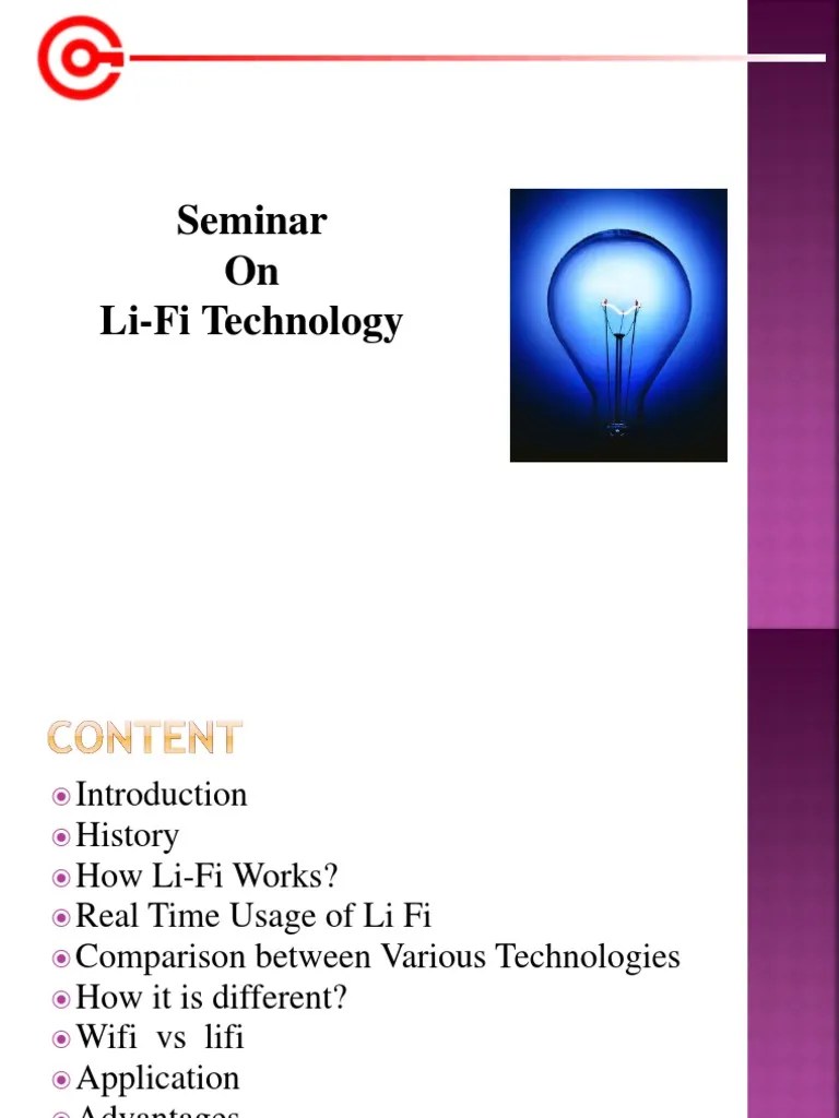 Li Fi Technology | PDF | Networks | Radio