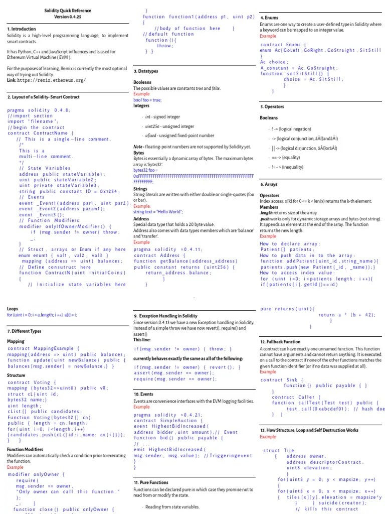 SOLIDITY | PDF | Array Data Structure | String (Computer Science)