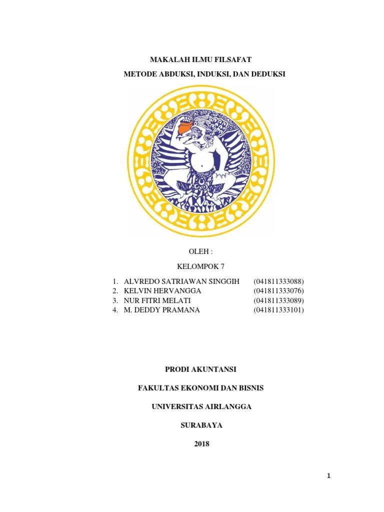 Metode Abduksi, Induksi, Dan Deduksi | PDF