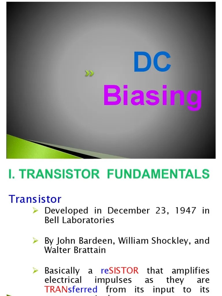 Transistor Bjt 1 Bipolar Junction Transistor Amplifier