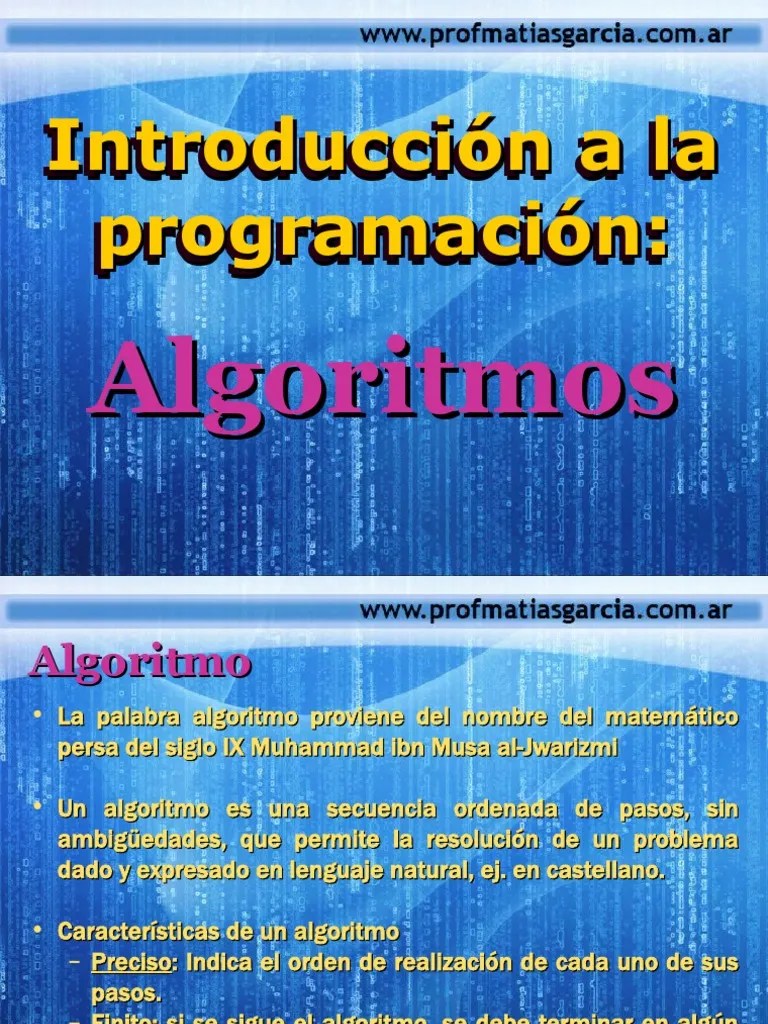 Algoritmos | PDF | Algoritmos | Lenguaje De Programación