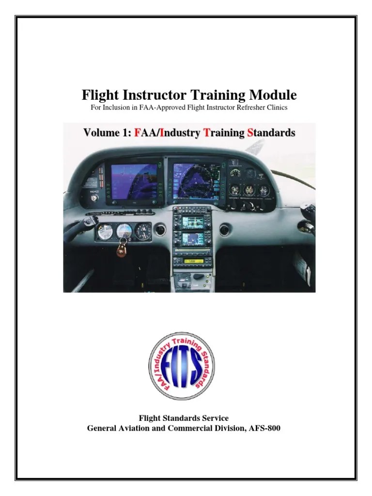 Flight Instructor Training Module Vol.1 PDF | PDF | General Aviation ...