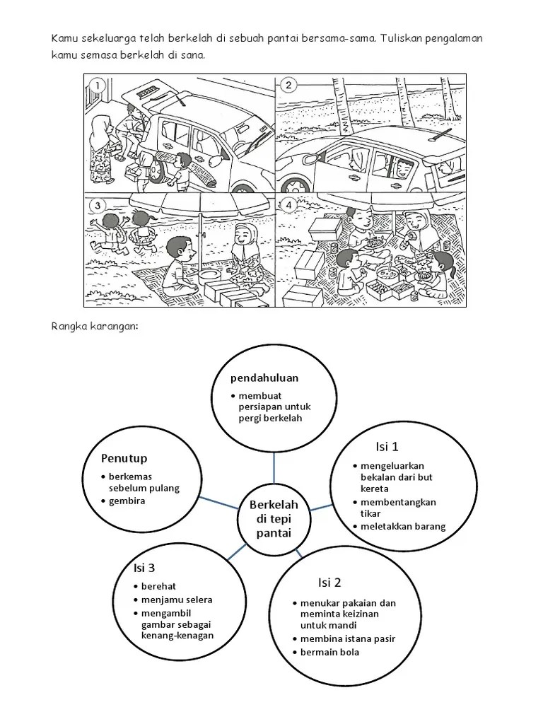 Bina Ayat Gambar Berkelah Di Tepi Pantai : Bina Ayat Kata Kerja 6 Berkelah Di Tepi Pantai Diagram Quizlet