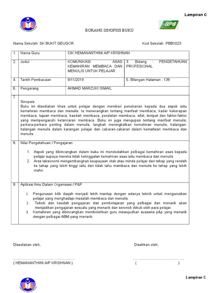 10 contoh resensi buku yang baik dan benar terbaru 2020. Sinopsis Buku Ladap Pdf