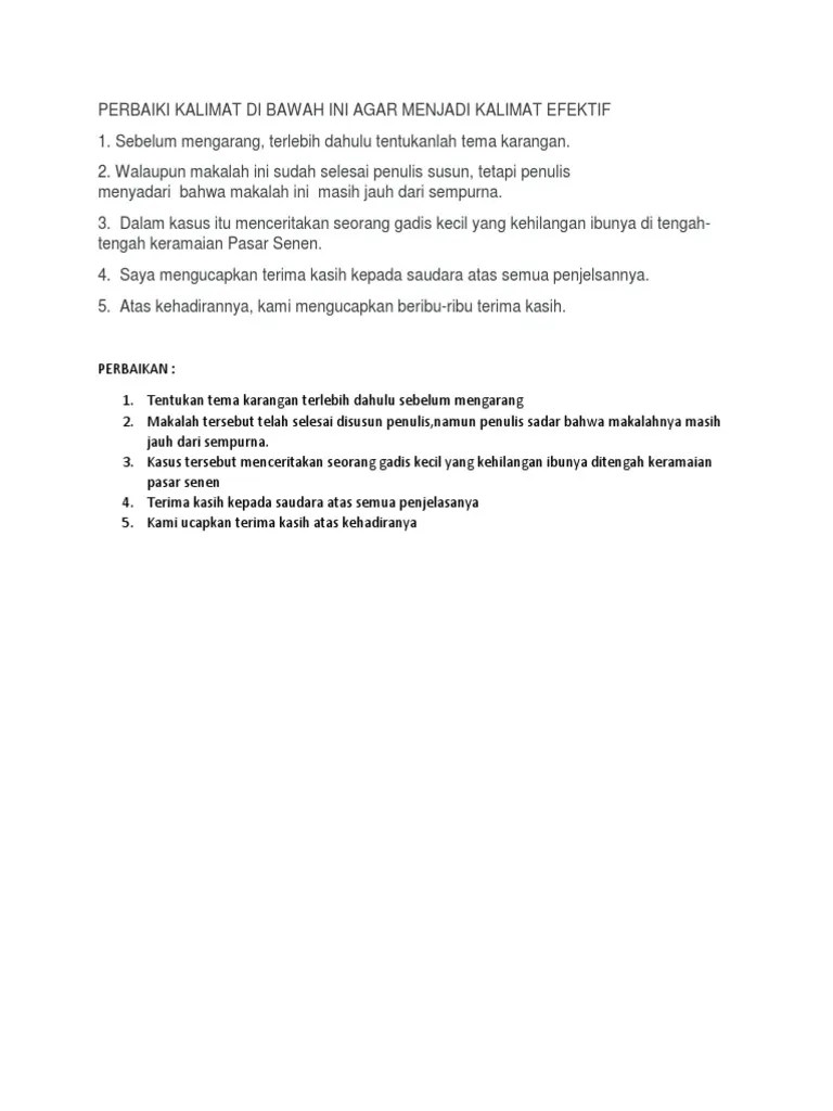 Kalimat efektif