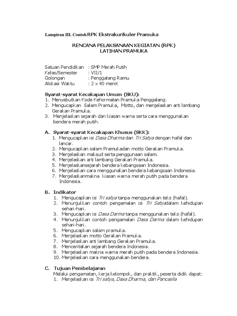Hier sollte eine beschreibung angezeigt werden, diese seite lässt dies jedoch nicht zu. Rencana Pelaksanaan Kegiatan Rpk Pramuka Pdf