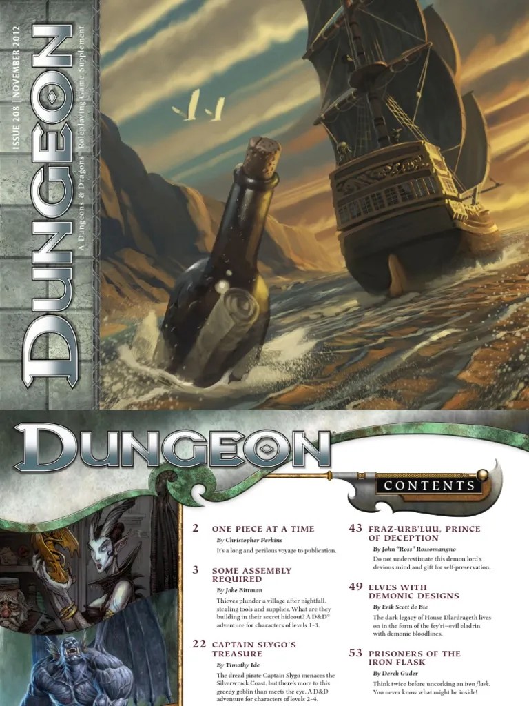 Dungeon Magazine 208 PDF | PDF | Dungeons & Dragons | Nature