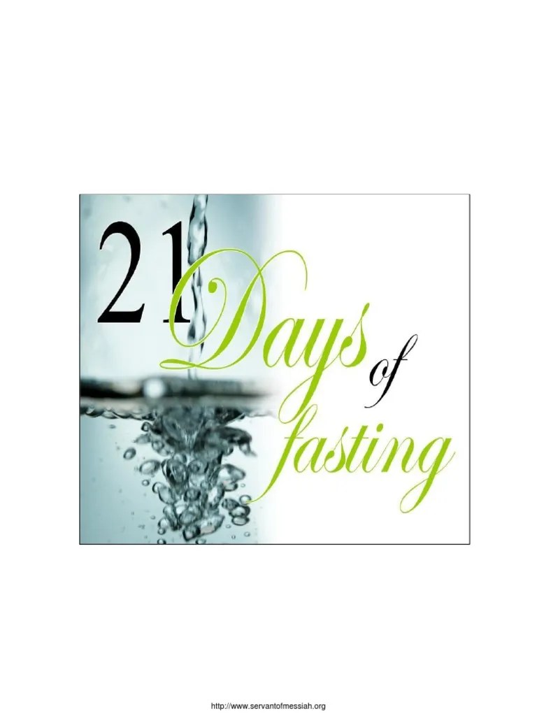 21 Day Devotional Fasting And Prayer Guide Pdf Pdf God The Father