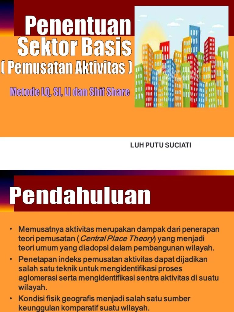 Analisis LQ, SI Dan LI PDF | PDF