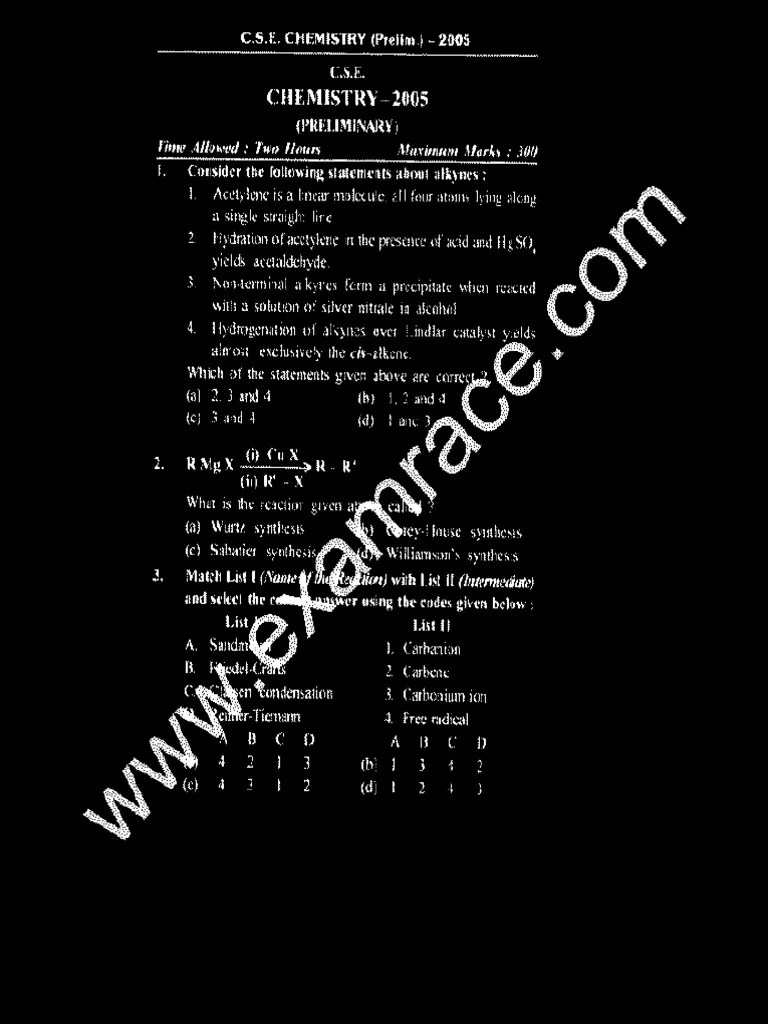 Chemistry Mock Test 2 Pdf Pdf Chemistry Physical Chemistry