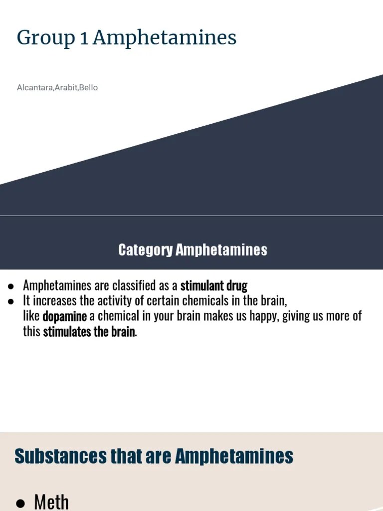 Amphetamines | PDF | Stimulant | Drugs