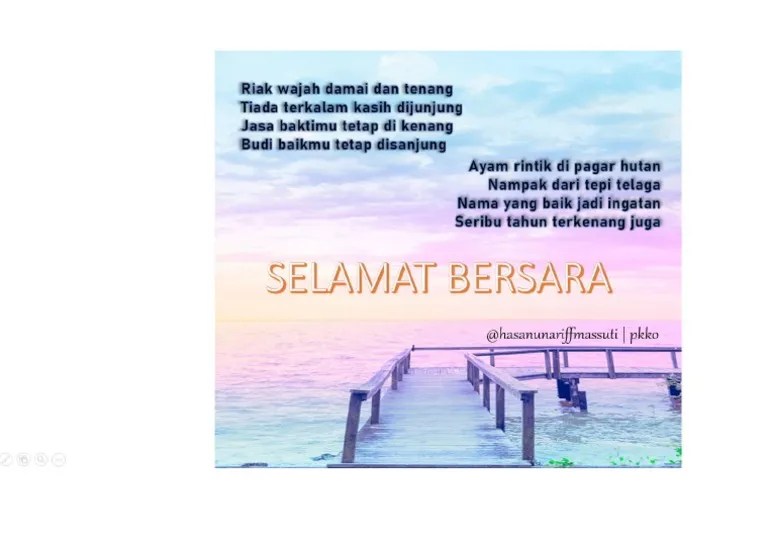 Orang hebat boleh melahirkan beberapa karya bermutu. Selamat Bersara Pdf