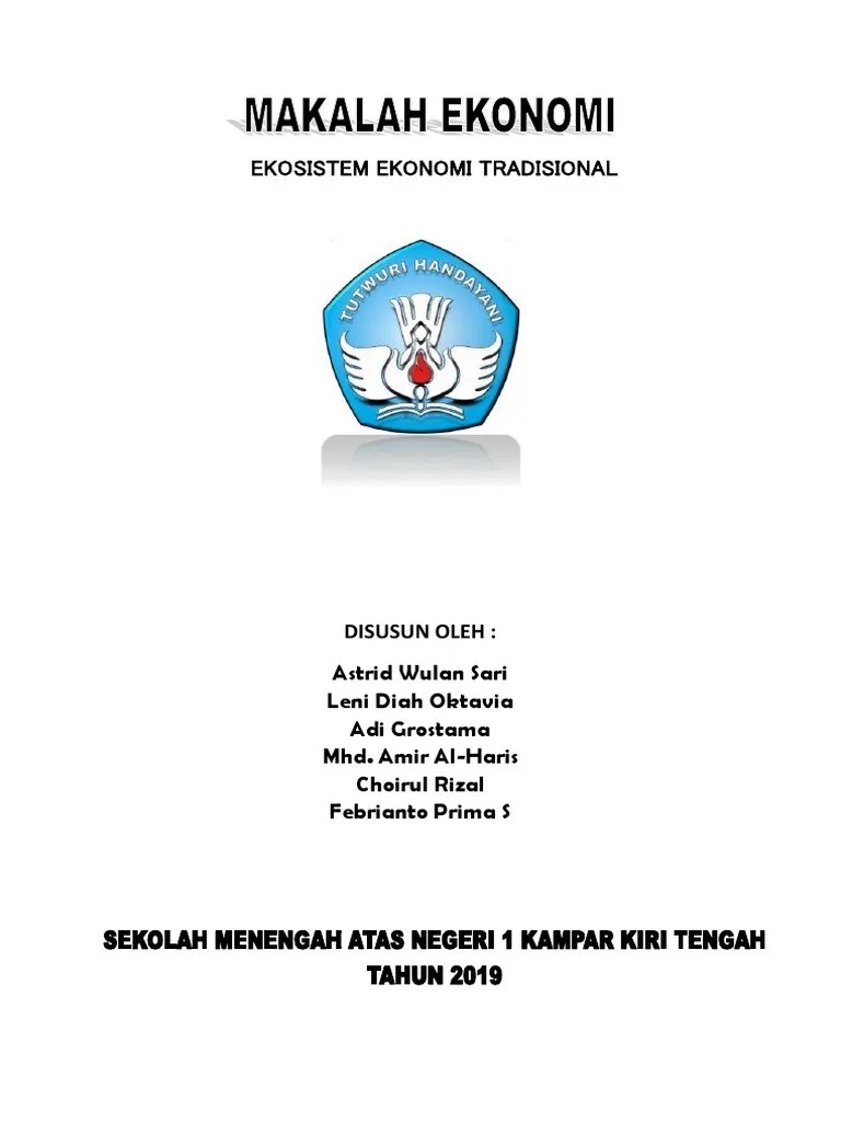 Makalah Sistem Ekonomi Tradisional | PDF