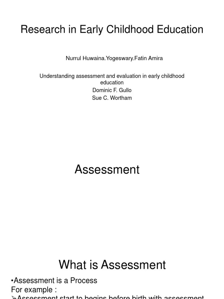 Presentation1 - Assessment Evaluation - PPT 2 | PDF | Educational ...